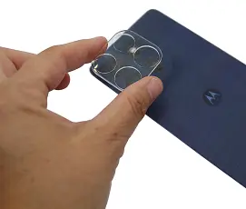 H&auml;rdat kameraglas Motorola Moto G86 / G86 Power