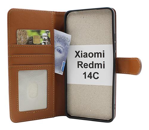 CoverinSkimblocker Xiaomi Redmi 14C Plånboksfodral