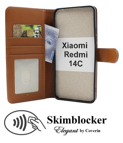 CoverinSkimblocker Xiaomi Redmi 14C Plånboksfodral