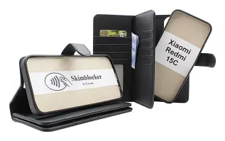 Skimblocker Xiaomi Redmi 15C XL Magnet Pl&aring;nboksfodral