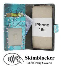 Skimblocker iPhone 16e Plånboksfodral Design