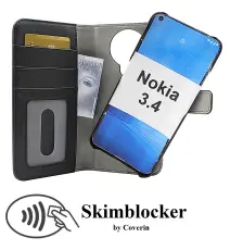 Skimblocker Magnet Fodral Nokia 3.4