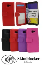 CoverinSkimblocker Plånboksfodral Samsung Galaxy J4 Plus (J415FN/DS)