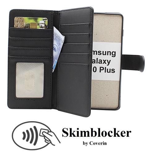 CoverinSkimblocker Samsung Galaxy S10 Plus (G975F) XL Plånboksfodral