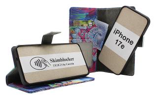 Skimblocker iPhone 17e Magnet Pl&aring;nboksfodral Design