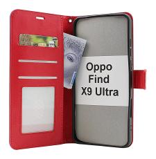 Crazy Horse Oppo Find X9 Ultra Pl&aring;nboksfodral