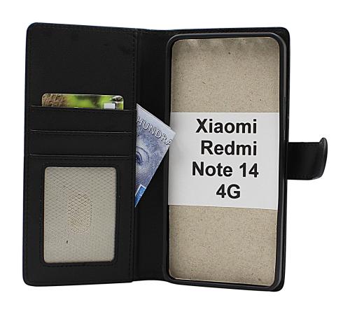 CoverinSkimblocker Xiaomi Redmi Note 14 4G Magnet Plånboksfodral