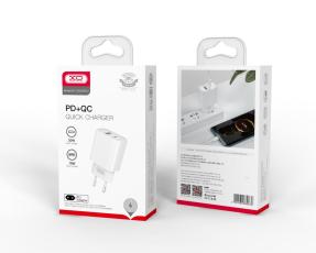 XO Dual Snabbladdare Väggadapter