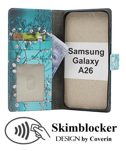 CoverinSkimblocker Samsung Galaxy A26 Plånboksfodral Design