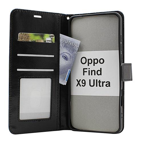 Crazy Horse Oppo Find X9 Ultra Plånboksfodral