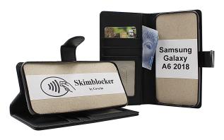 Skimblocker Samsung Galaxy A6 2018 (A600FN/DS) Pl&aring;nboksfodral