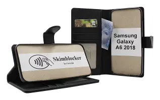 Skimblocker Samsung Galaxy A6 2018 (A600FN/DS) Pl&aring;nboksfodral