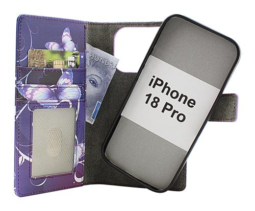 Skimblocker iPhone 18 Pro Magnet Plånboksfodral Design