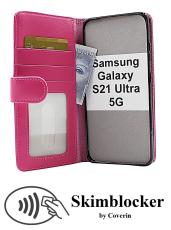 Skimblocker Pl&aring;nboksfodral Samsung Galaxy S21 Ultra 5G (G998B)