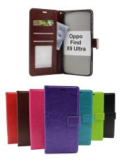Crazy Horse Oppo Find X9 Ultra Pl&aring;nboksfodral