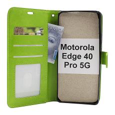 Crazy Horse Wallet Motorola Edge 40 Pro 5G