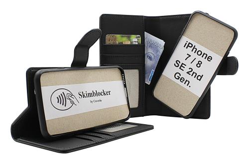 Skimblocker iPhone 7/8/SE (2nd/3rd Gen.) Magnet Plånboksfodral