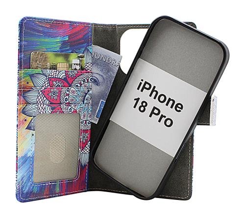 Skimblocker iPhone 18 Pro Magnet Plånboksfodral Design