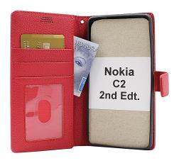New Standcase Wallet Nokia C2 2nd Edition