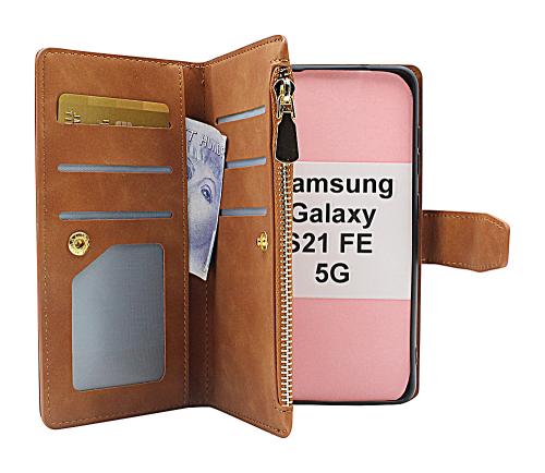 billigamobilskydd.seXL Standcase Lyxfodral Samsung Galaxy S21 FE 5G (SM-G990B)