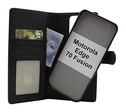 Skimblocker Motorola Edge 70 Fusion / 70 Fusion + Magnet Plånboksfodral