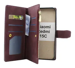 XL Xiaomi Redmi 15C Lyx Pl&aring;nboksfodral