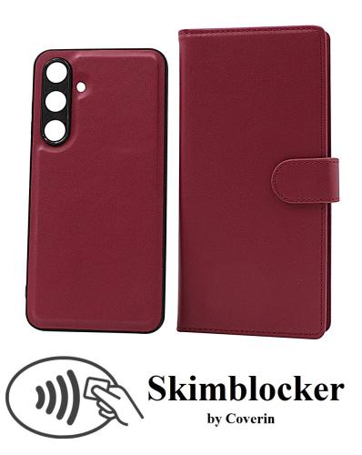 CoverinSkimblocker Samsung Galaxy S24 FE Magnet Plånboksfodral