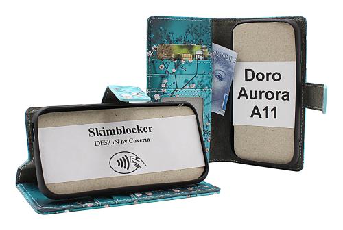 Skimblocker Doro Aurora A11 Plånboksfodral Design