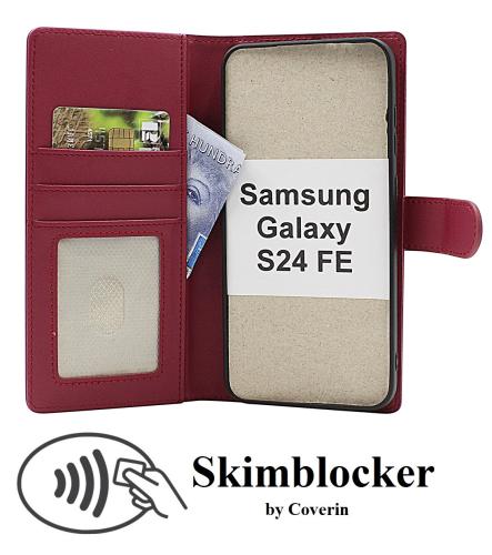 CoverinSkimblocker Samsung Galaxy S24 FE Magnet Plånboksfodral