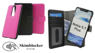 Skimblocker Magnet Fodral Nokia 5.1 Plus