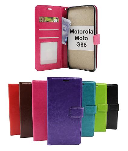Crazy Horse Motorola Moto G86 Plånboksfodral