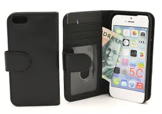 Pl&aring;nboksfodral med 3 kortfickor iPhone 5C