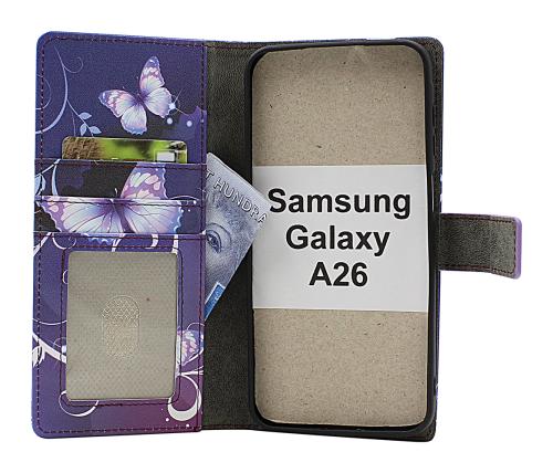 CoverinSkimblocker Samsung Galaxy A26 Magnet Plånboksfodral Design