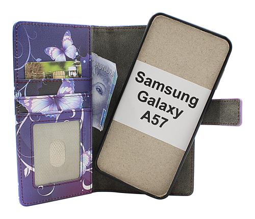 Skimblocker Samsung Galaxy A57 5G Magnet Plånboksfodral Design