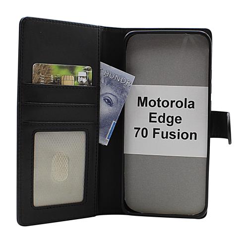 Skimblocker Motorola Edge 70 Fusion / 70 Fusion + Magnet Plånboksfodral
