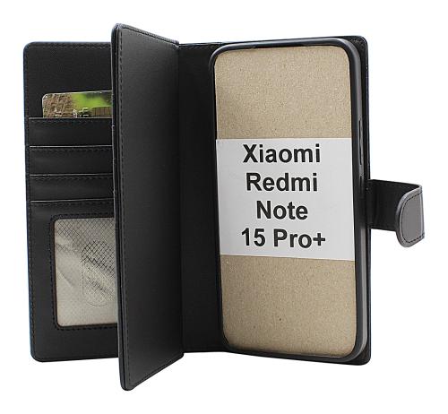 Skimblocker Xiaomi Redmi Note 15 Pro+ XL Magnet Plånboksfodral