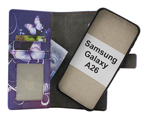 CoverinSkimblocker Samsung Galaxy A26 Magnet Plånboksfodral Design