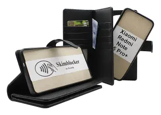 Skimblocker Xiaomi Redmi Note 15 Pro+ XL Magnet Pl&aring;nboksfodral
