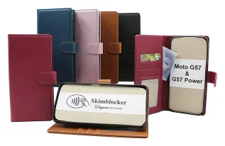 Skimblocker Motorola Moto G57 / G57 Power Pl&aring;nboksfodral
