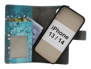 Skimblocker iPhone 13 / 14 Magnet Plånboksfodral Design