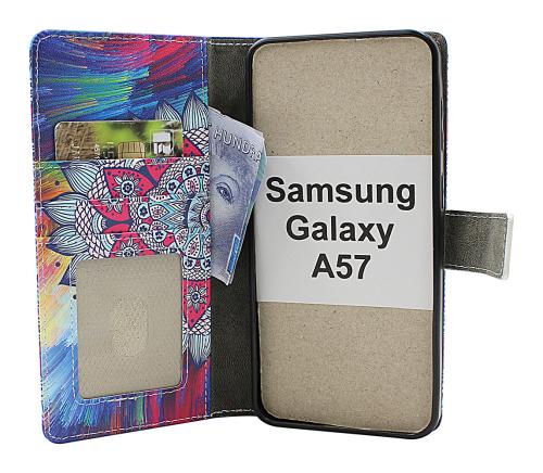 Skimblocker Samsung Galaxy A57 5G Magnet Plånboksfodral Design