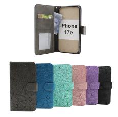 Flower iPhone 17e Pl&aring;nboksfodral