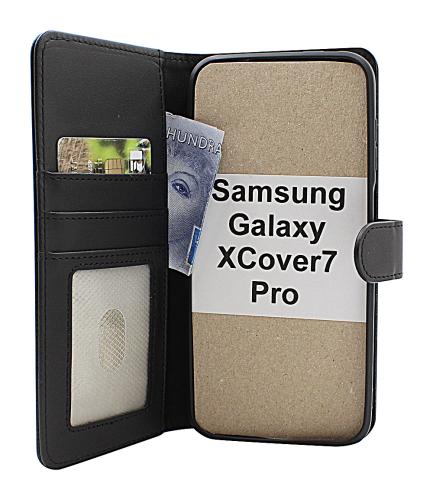 Skimblocker Samsung Galaxy XCover7 Pro Magnet Plånboksfodral