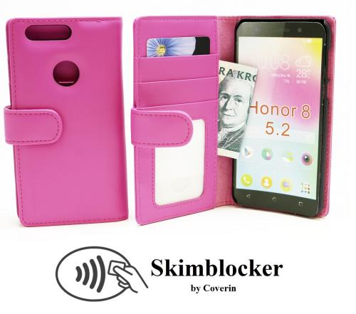 Skimblocker Plånboksfodral Huawei Honor 8