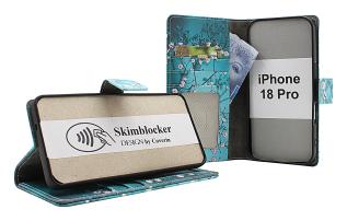 Skimblocker iPhone 18 Pro Pl&aring;nboksfodral Design
