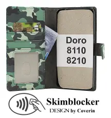 CoverinSkimblocker Doro 8110 / 8210 Plånboksfodral Design