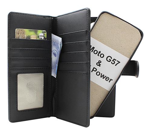 Skimblocker Motorola Moto G57 / G57 Power XL Magnet Plånboksfodral