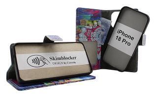 Skimblocker iPhone 18 Pro Magnet Pl&aring;nboksfodral Design