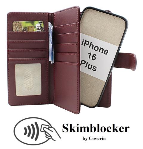 CoverinSkimblocker iPhone 16 Plus XL Magnet Plånboksfodral
