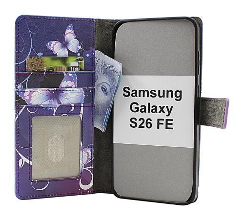 Skimblocker Samsung Galaxy S26 FE Magnet Plånboksfodral Design